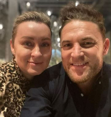 Ellissa McCullum with her husband Brendon McCullum.